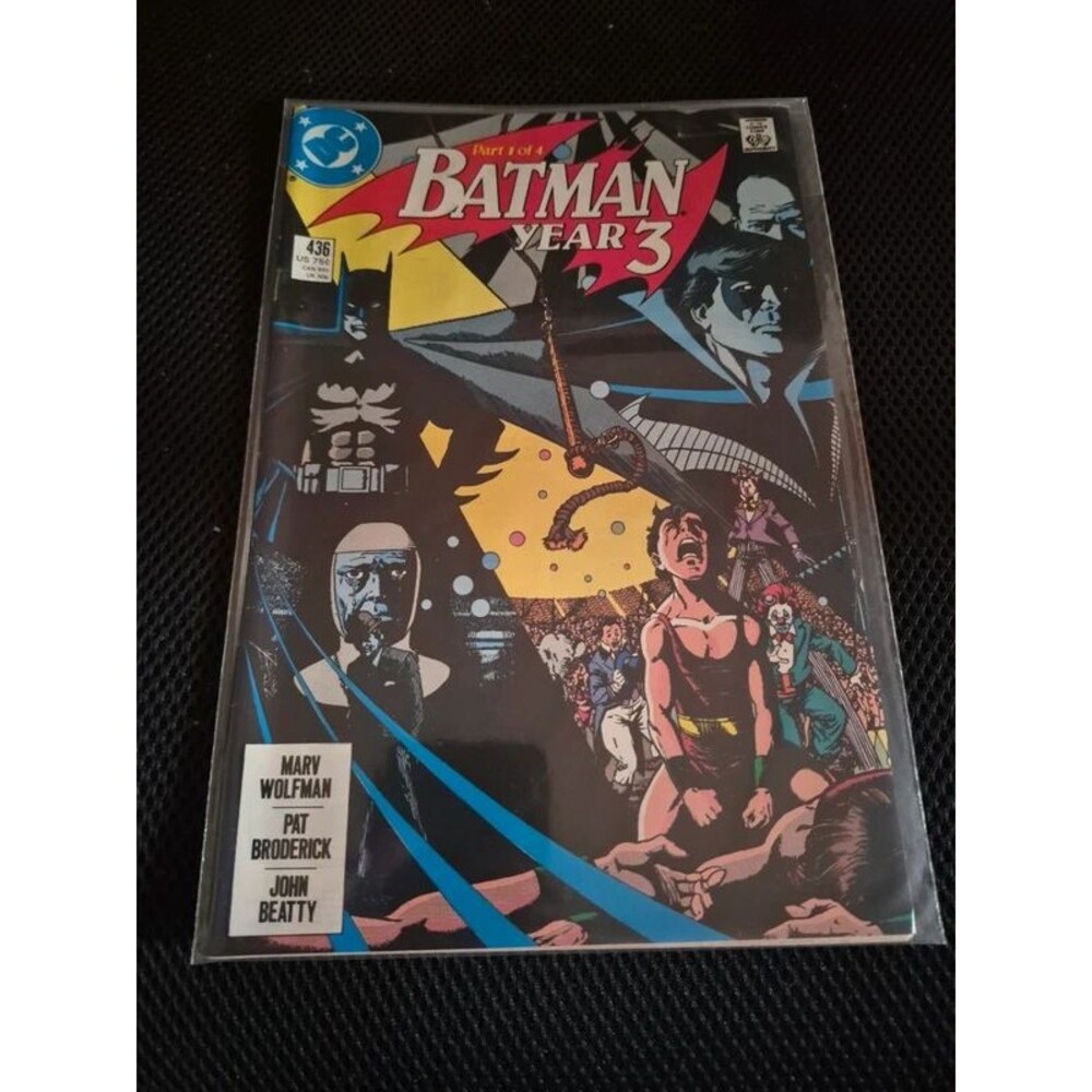 Batman Year 3 Part 1 of 4 #436 Comic